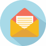 Image of an envelope open with a letter visible poking out of the envelope.